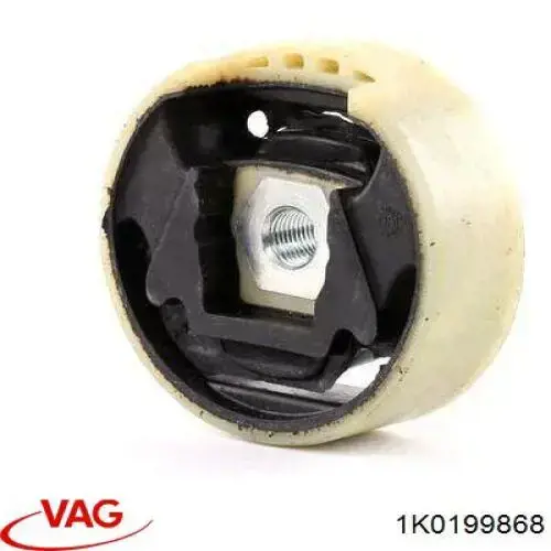 1K0199868 VAG Bloco silencioso (coxim) de viga dianteira (de plataforma veicular)