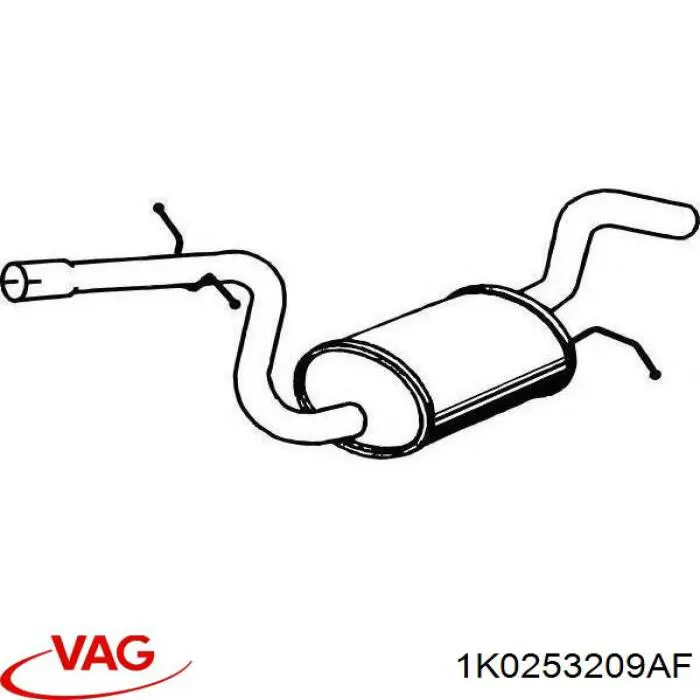 Silenciador, parte central Bosal 233767 preço, a partir de 110,71 USD