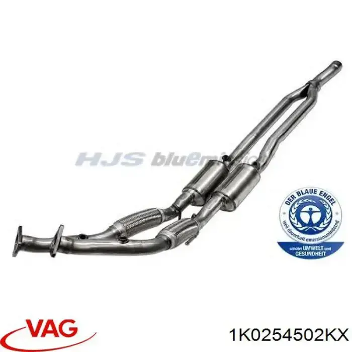 Silenciador, parte dianteira VAG 1K0254502KX preço, a partir de 3987,91 USD