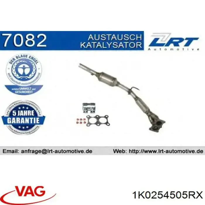 Compre 1K0254503MX VAG Convertidor - catalisador