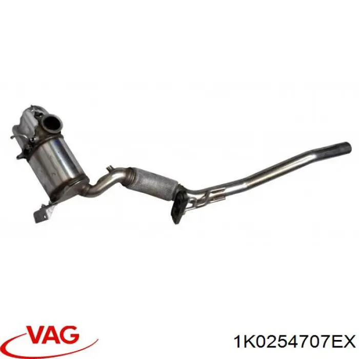 1K0254707EX VAG Filtro de partículas do sistema dos gases de escape