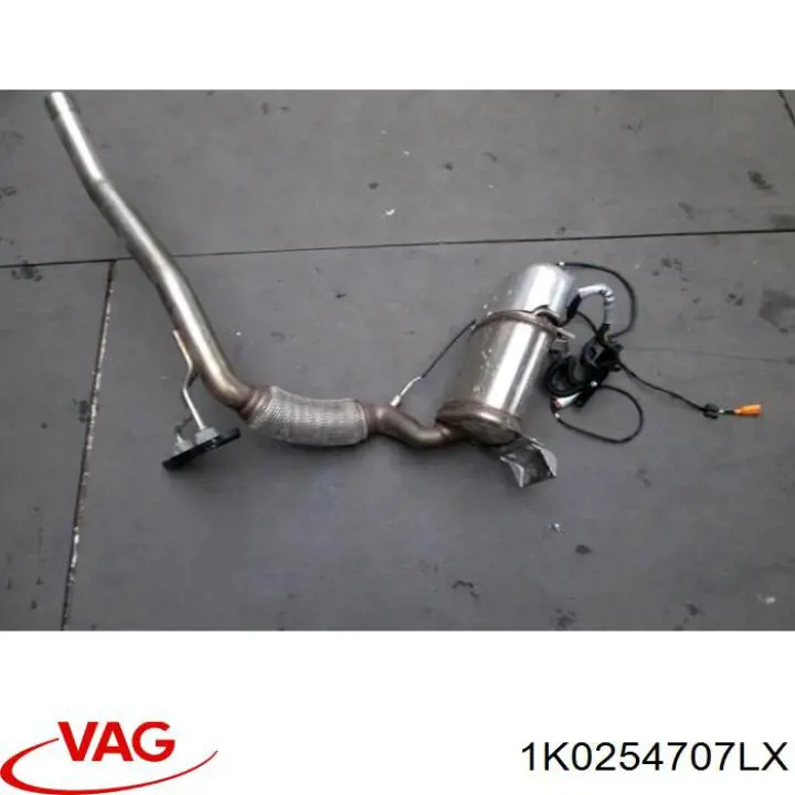 1K0254707LX VAG Filtro de partículas do sistema dos gases de escape