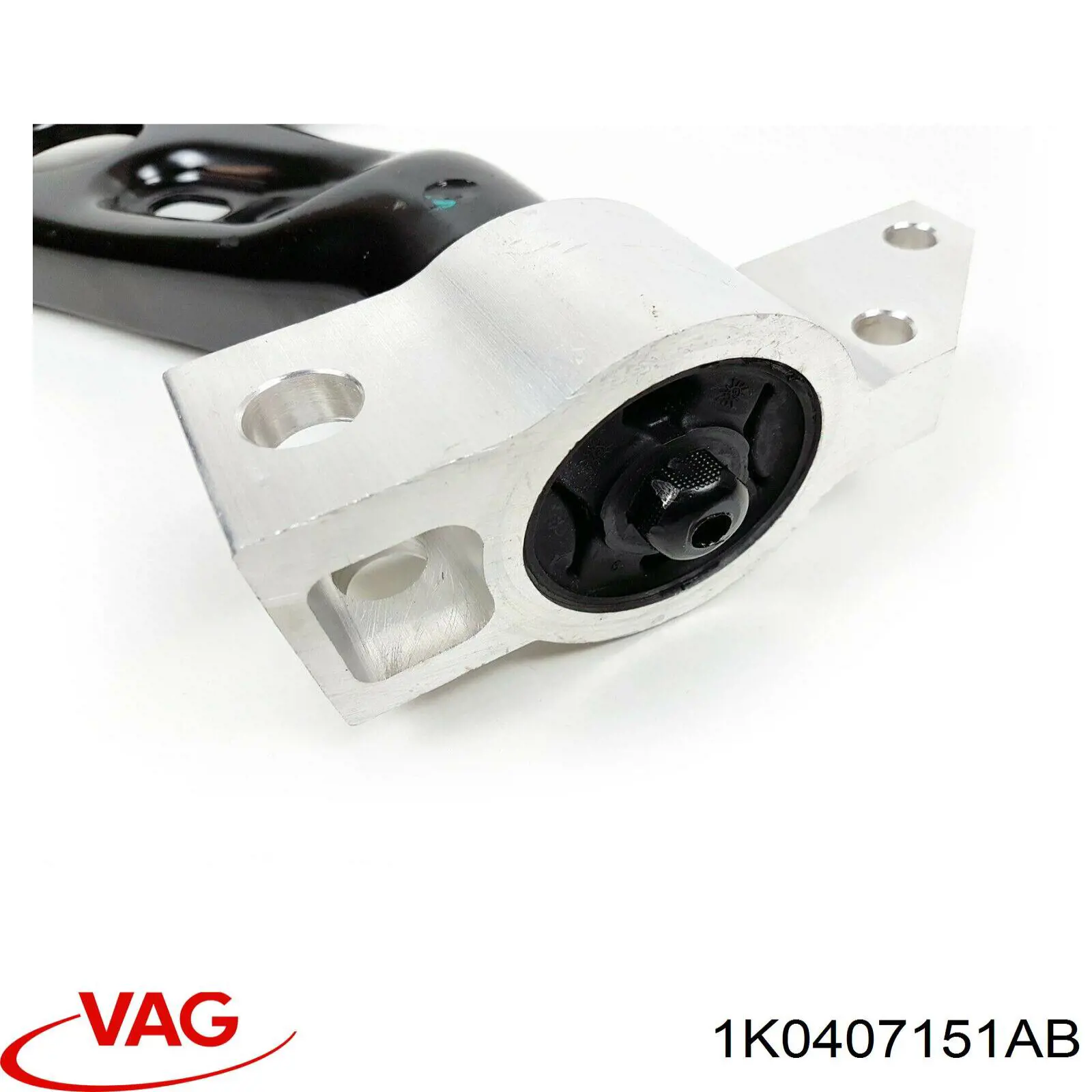1K0407151AB VAG Braço oscilante inferior esquerdo de suspensão dianteira