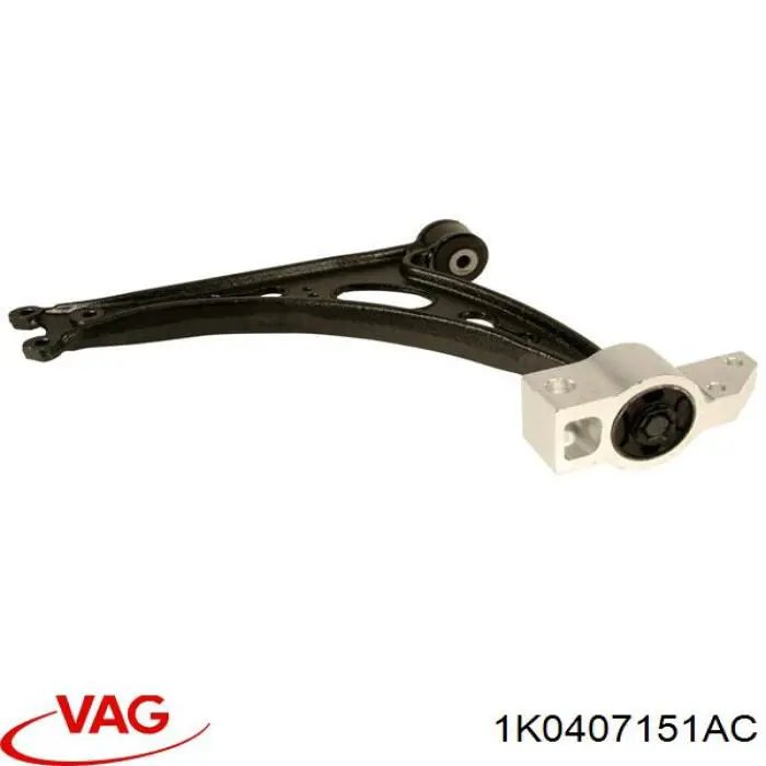 Braço oscilante inferior esquerdo de suspensão dianteira VAG 1K0407151AC preço, a partir de 61,29 USD