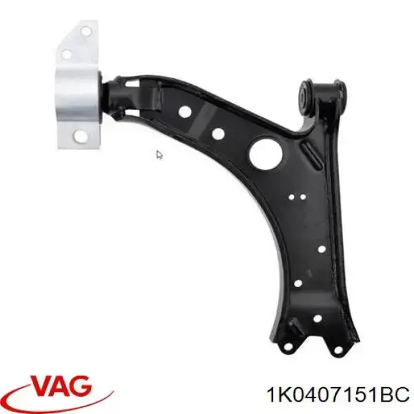Compre 1K0407151BC VAG Braço oscilante inferior esquerdo de suspensão dianteira