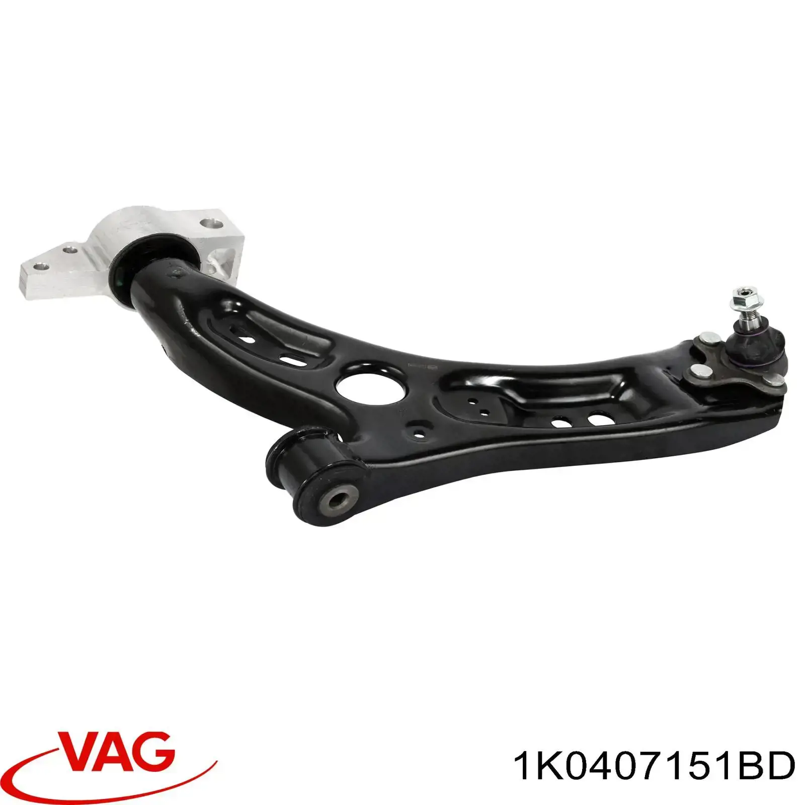Braço oscilante inferior esquerdo de suspensão dianteira VAG 1K0407151BD preço, a partir de 57,99 USD