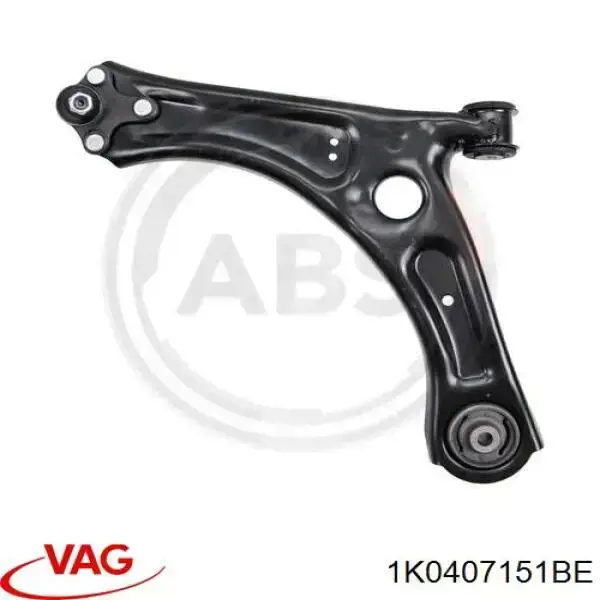Braço oscilante inferior esquerdo de suspensão dianteira VAG 1K0407151BE preço, a partir de 69,07 USD