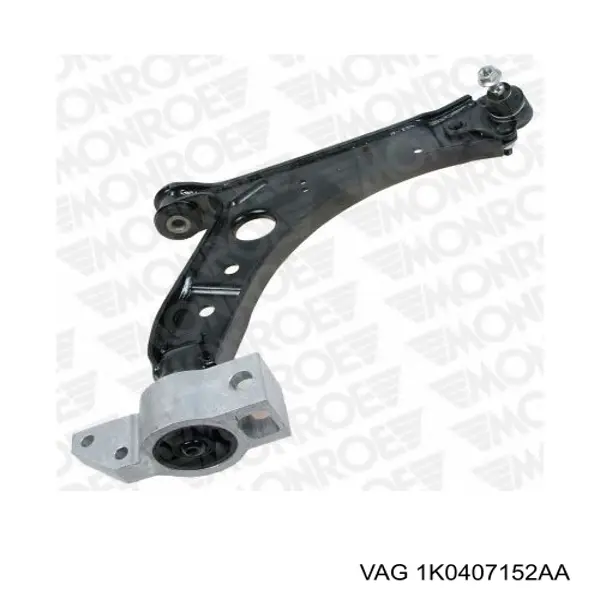 Compre 1K0407152AA VAG Braço oscilante inferior direito de suspensão dianteira