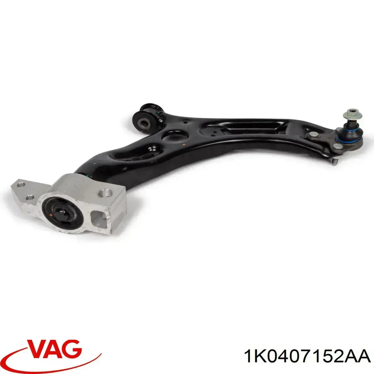 Braço oscilante inferior direito de suspensão dianteira VAG 1K0407152AA preço, a partir de 62,99 USD