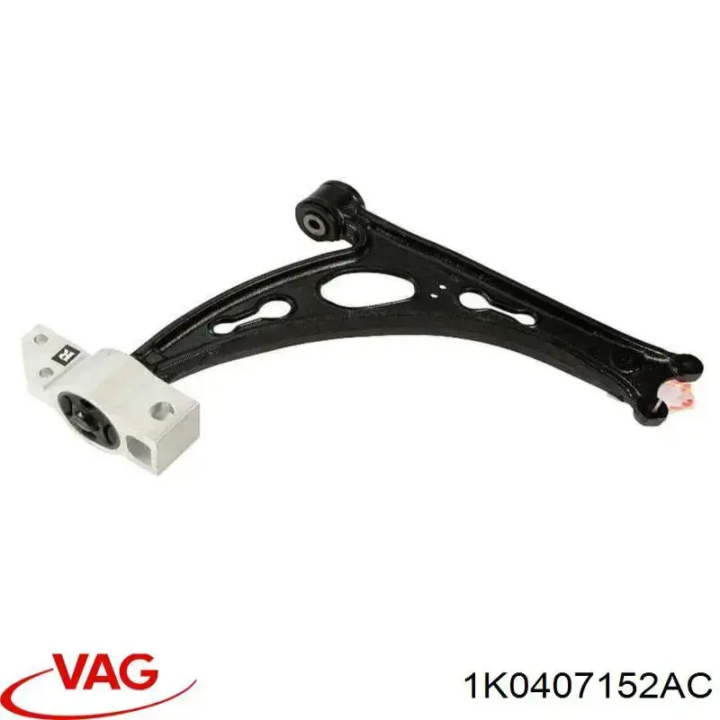 Braço oscilante inferior direito de suspensão dianteira VAG 1K0407152AC preço, a partir de 66,40 USD