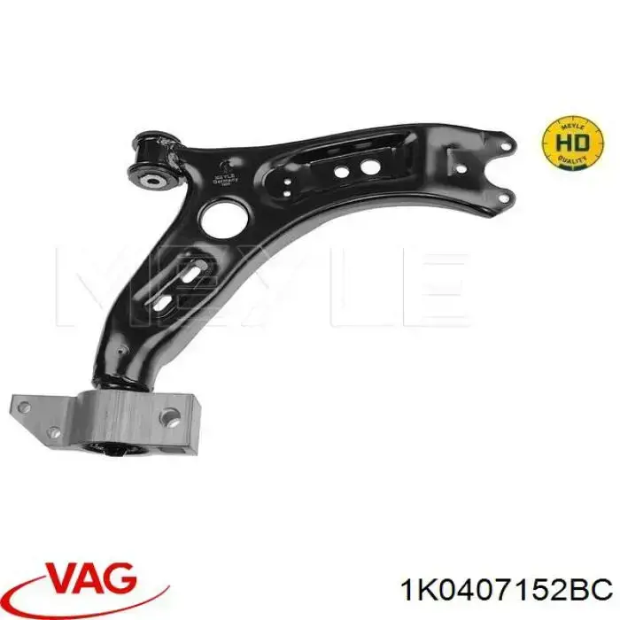 Braço oscilante inferior direito de suspensão dianteira VAG 1K0407152BC preço, a partir de 54,27 USD