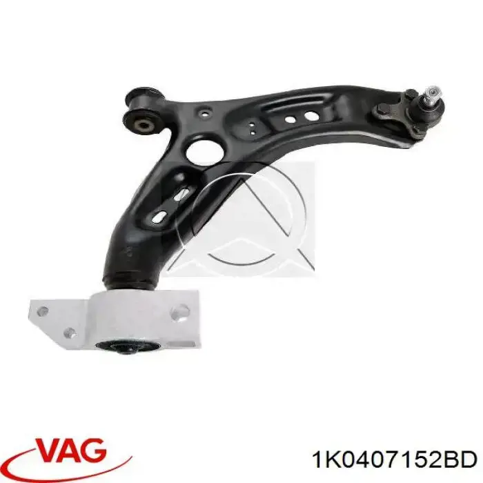 Braço oscilante inferior direito de suspensão dianteira VAG 1K0407152BD preço, a partir de 56,18 USD