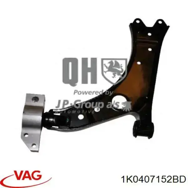 Compre 1K0407152BD VAG Braço oscilante inferior direito de suspensão dianteira