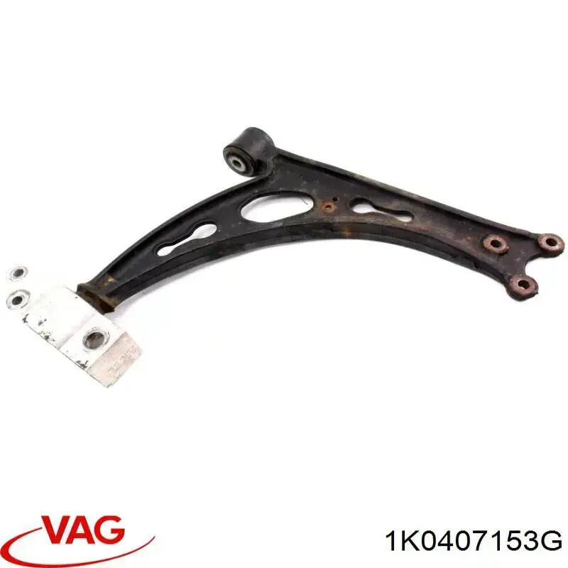 1K0407153G VAG Braço oscilante inferior esquerdo de suspensão dianteira