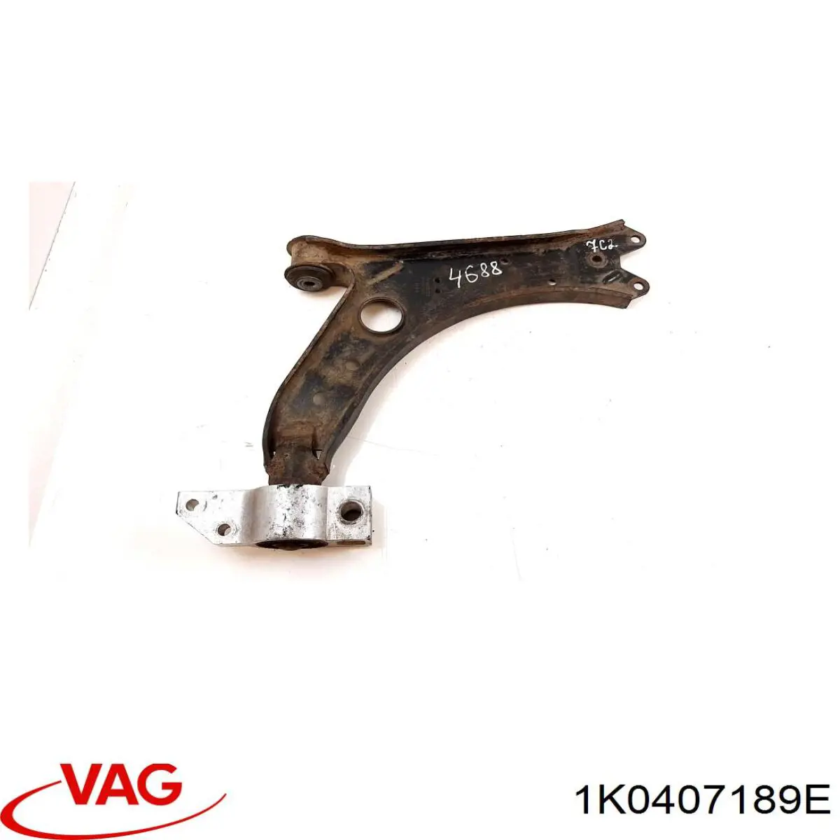 Braço oscilante inferior esquerdo de suspensão dianteira VAG 1K0407189E preço, a partir de 52,78 USD