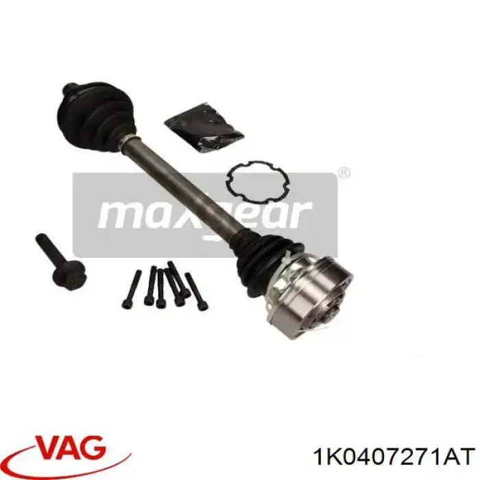 Semieixo (acionador) dianteiro esquerdo VAG 1K0407271AT preço, a partir de 62,99 USD