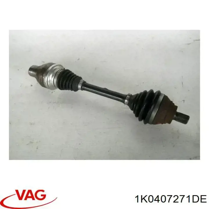 Semieixo (acionador) dianteiro esquerdo VAG 1K0407271DE preço, a partir de 156,71 USD