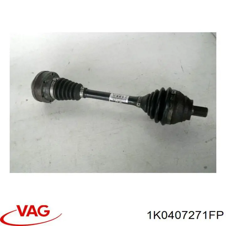 Semieixo (acionador) dianteiro esquerdo VAG 1K0407761BX preço, a partir de 108,53 USD
