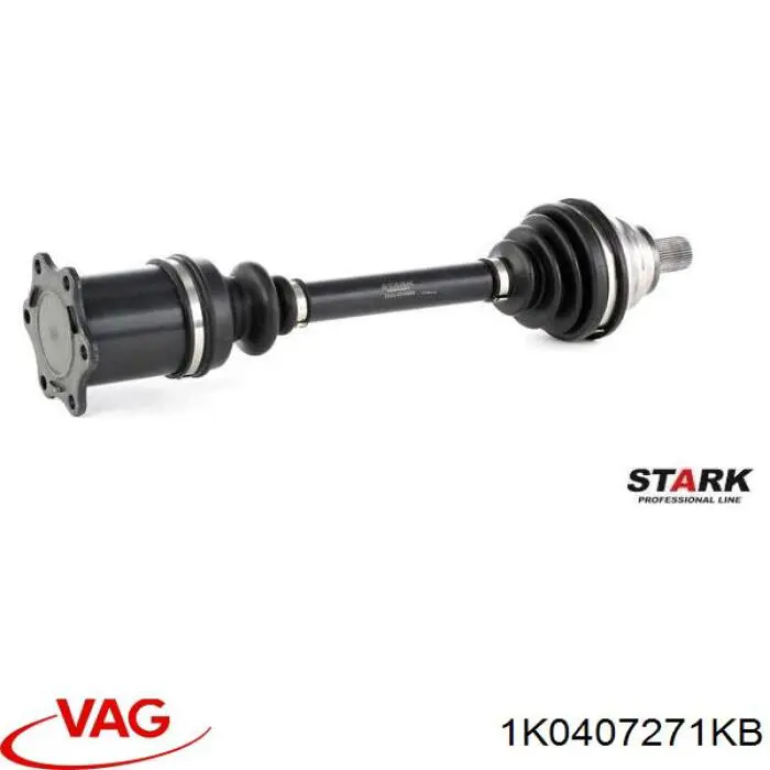 Semieixo (acionador) dianteiro esquerdo VAG 1K0407271KB preço, a partir de 86,08 USD