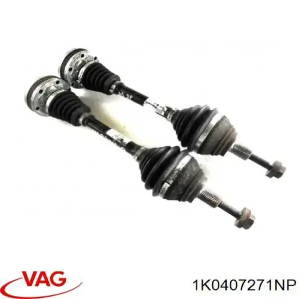 Semieixo (acionador) dianteiro esquerdo VAG 1K0407271NP preço, a partir de 73,21 USD