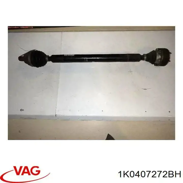 1K0407272BH VAG Semieixo (acionador) dianteiro direito