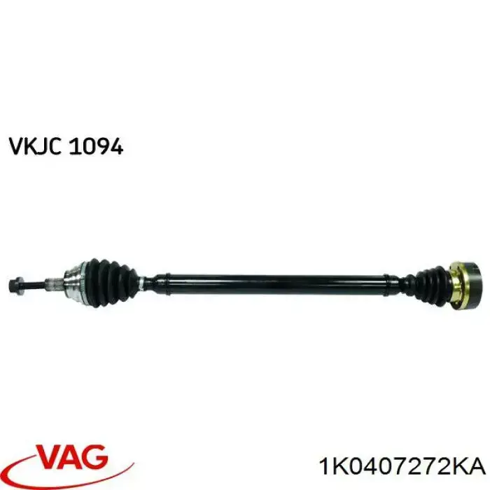 1K0407272KA VAG Semieixo (acionador) dianteiro direito