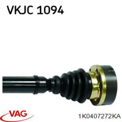 Compre 1K0407272KA VAG Semieixo (acionador) dianteiro direito