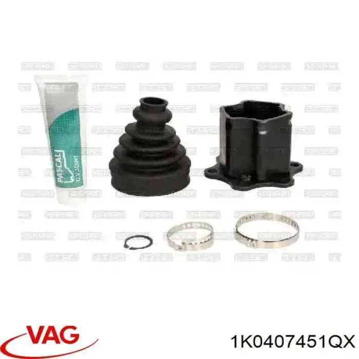 Semieixo (acionador) dianteiro esquerdo VAG 1K0407451QX preço, a partir de 21,94 USD