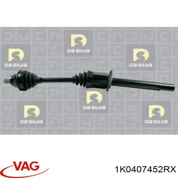1K0407452RX VAG Semieixo (acionador) dianteiro direito