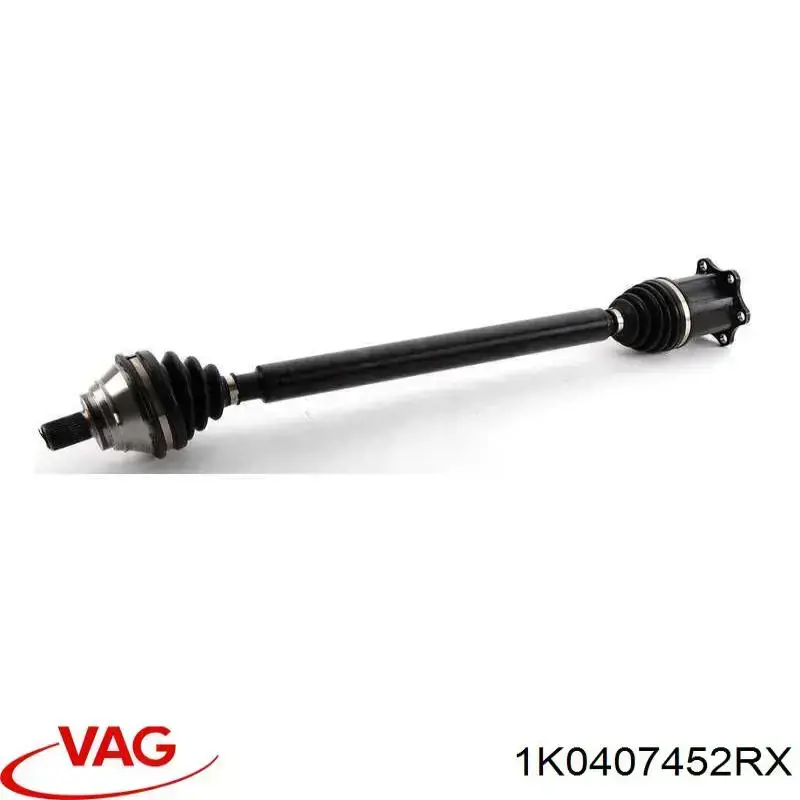 Semieixo (acionador) dianteiro direito VAG 1K0407452RX preço, a partir de 151,05 USD