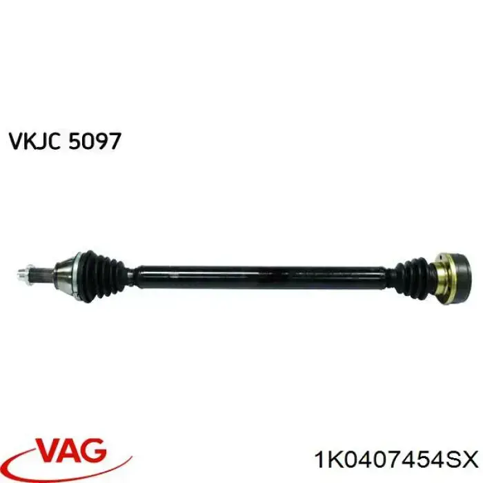 Compre 1K0407454SX VAG Semieixo (acionador) dianteiro direito