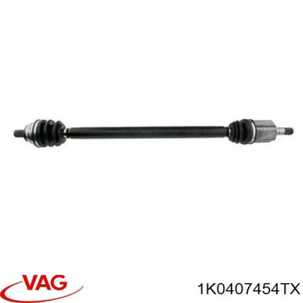 Semieixo (acionador) dianteiro direito VAG 1K0407454TX preço, a partir de 146,00 USD