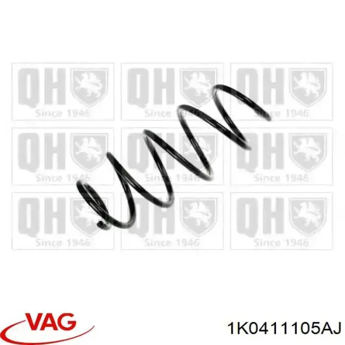 Compre 1K0411105AJ VAG Mola dianteira