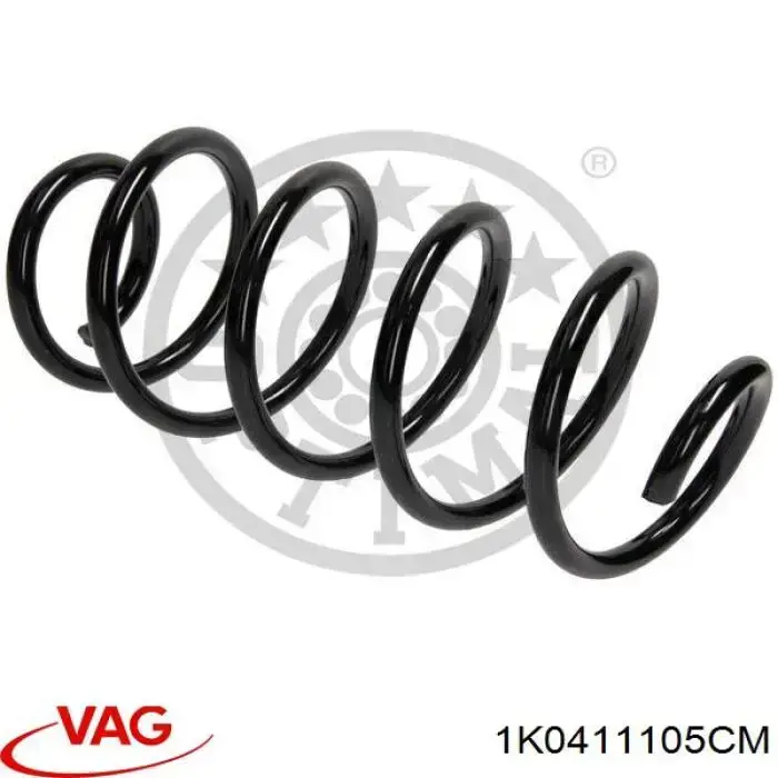 Mola dianteira VAG 1K0411105CM preço, a partir de 38,59 USD