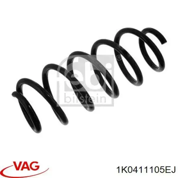 1K0411105EJ VAG Mola dianteira