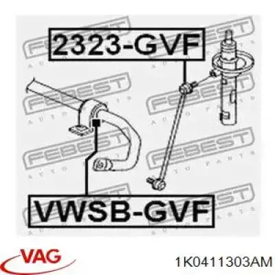 Compre 1K0411303AM VAG Estabilizador dianteiro