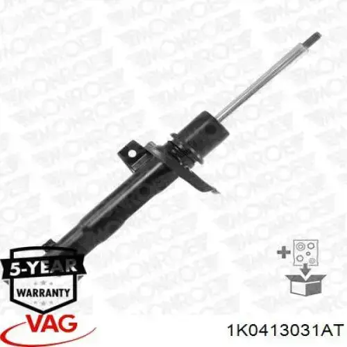 Compre 1K0413031AT VAG Amortecedor dianteiro