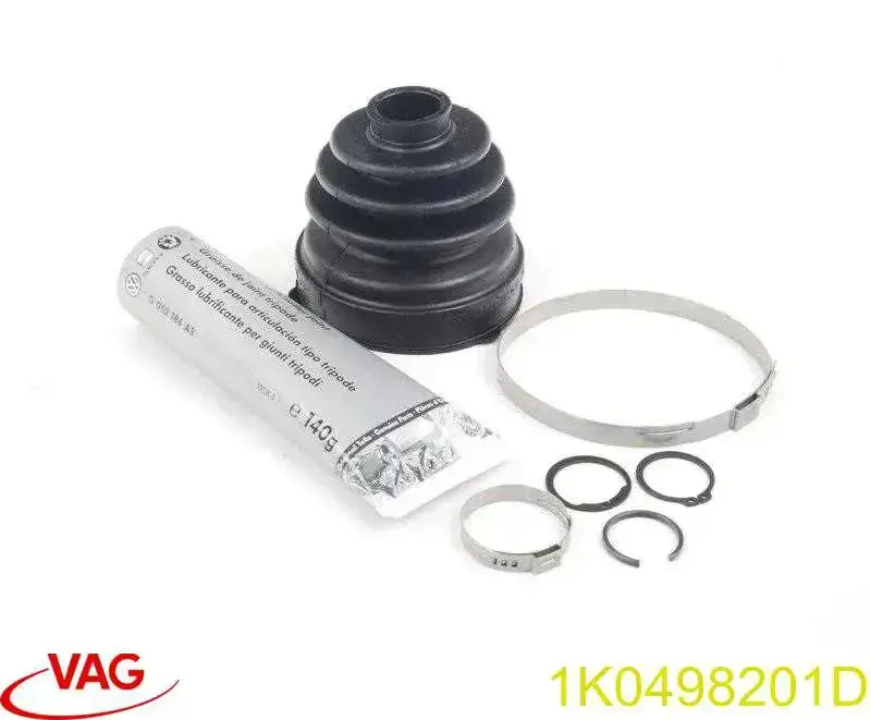 Bota de proteção interna de junta homocinética do semieixo dianteiro VAG 1K0498201D preço, a partir de 10,90 USD