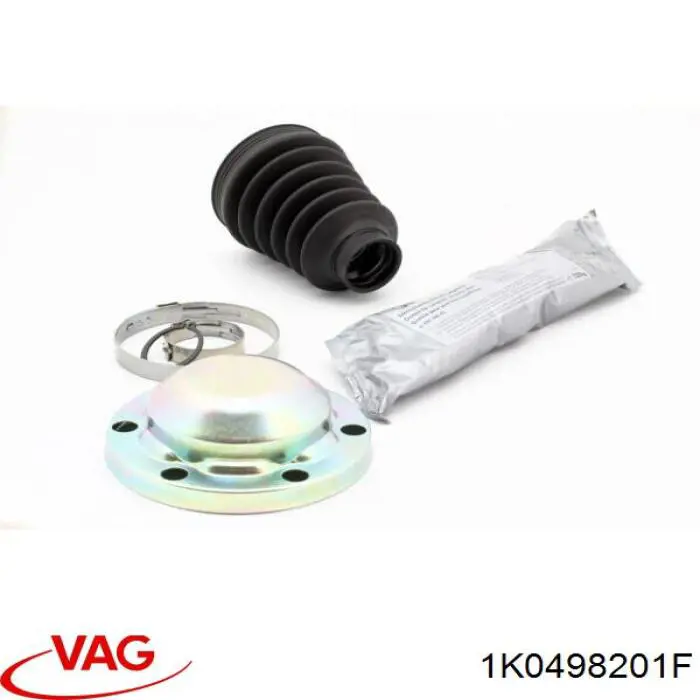 1K0498201F VAG Bota de proteção interna esquerda de junta homocinética do semieixo dianteiro