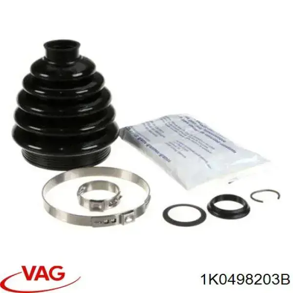 Bota de proteção externa de junta homocinética do semieixo dianteiro VAG 1K0498203B preço, a partir de 40,84 USD