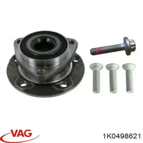 1K0498621 VAG Cubo dianteiro