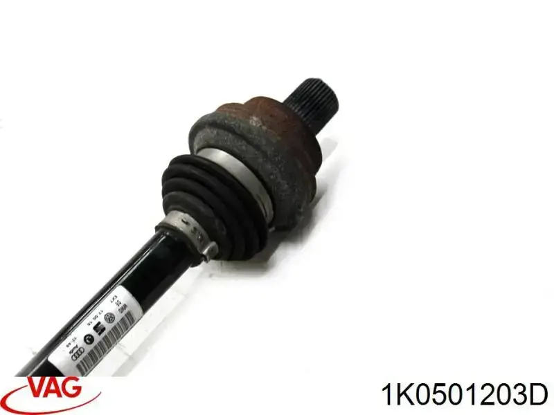 Compre 1K0501203D VAG Semieixo traseiro esquerdo
