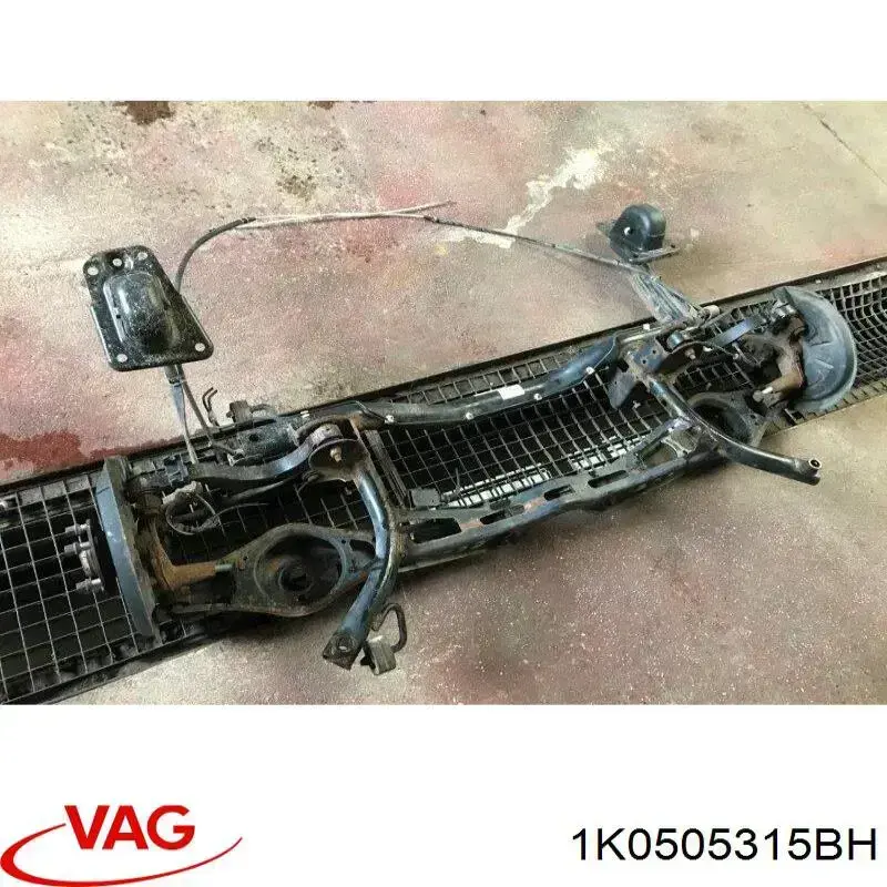Compre 1K0505315BH VAG Viga de suspensão traseira (plataforma veicular)