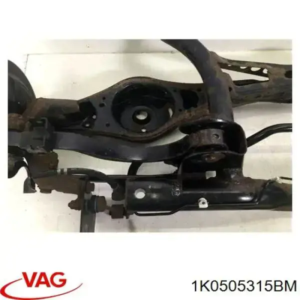 1K0505315BM VAG Viga de suspensão traseira (plataforma veicular)