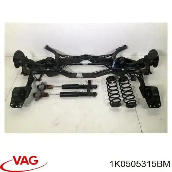 Compre 1K0505315BM VAG Viga de suspensão traseira (plataforma veicular)