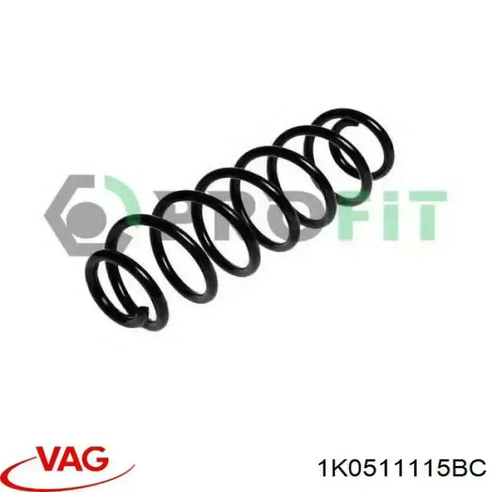 Mola traseira VAG 1K0511115BC preço, a partir de 58,88 USD