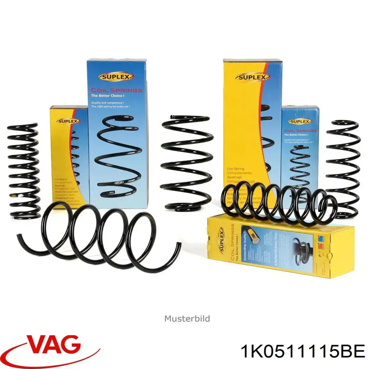 Mola traseira VAG 1K0511115BE preço, a partir de 25,82 USD