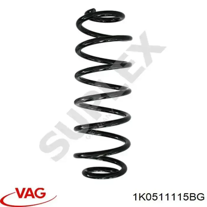 Compre 1K0511115BG VAG Mola traseira