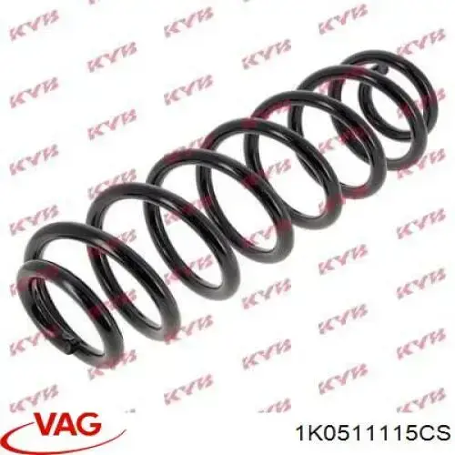 Mola traseira VAG 1K0511115CS preço, a partir de 40,46 USD