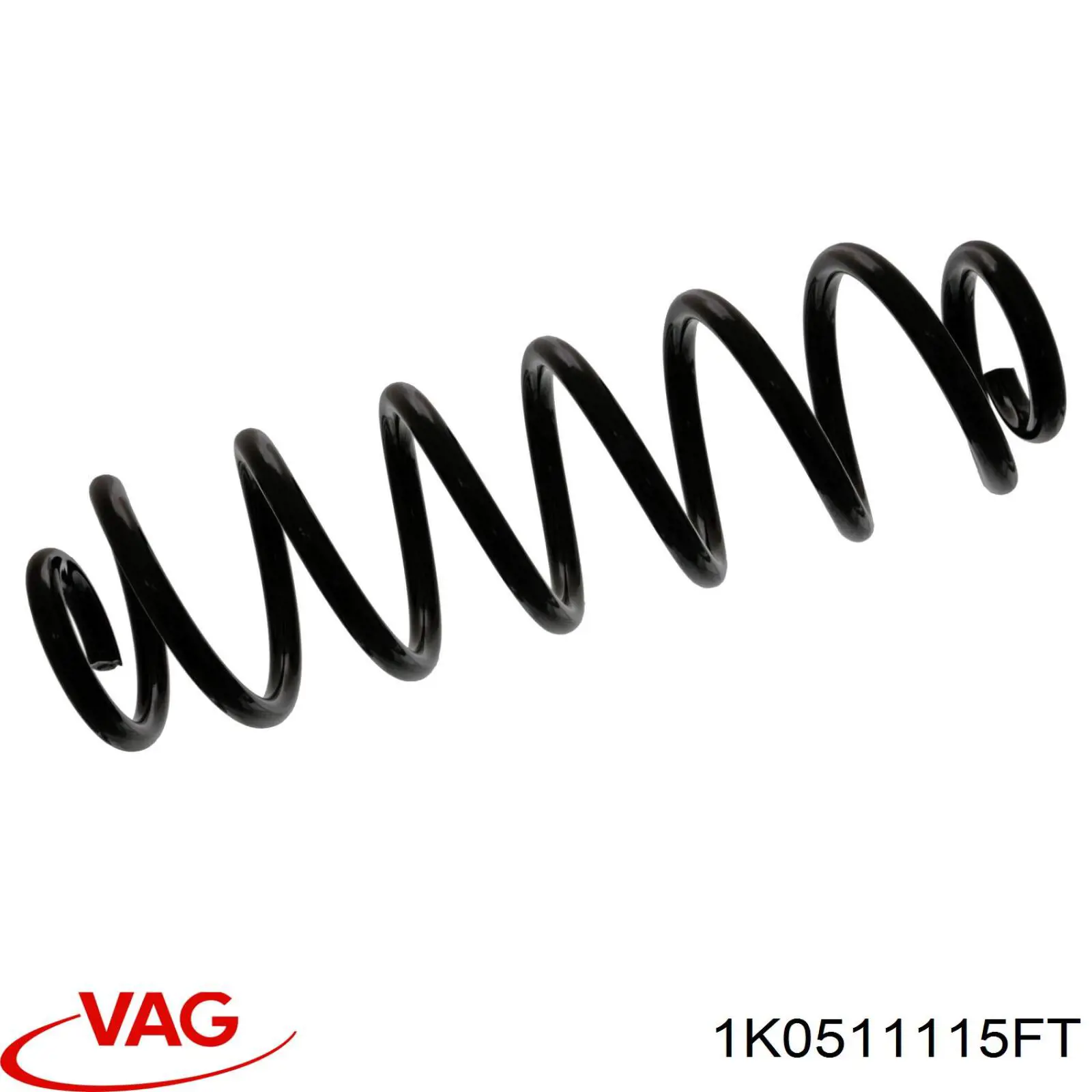 Compre 1K0511115FT VAG Mola traseira
